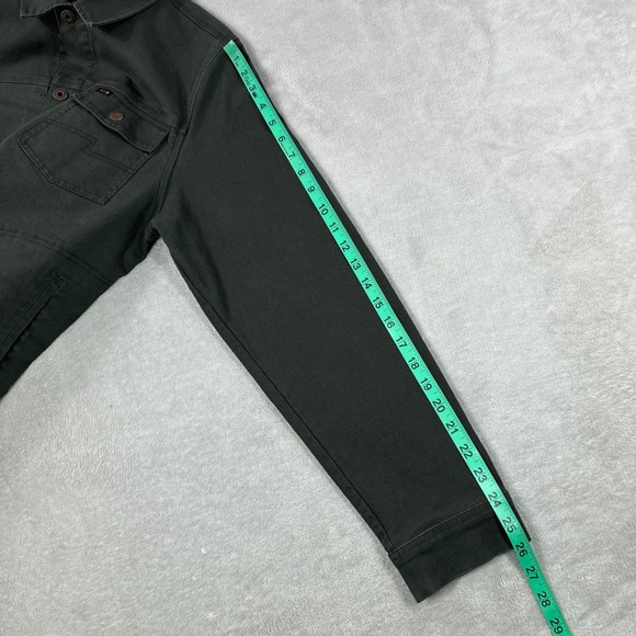 Howler Brothers Jacket Mens Medium Green Gaucho Utility Canvas Chore Outdoors - Picture 13 of 15